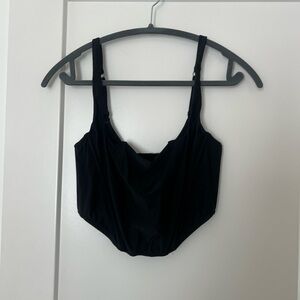 Black Sleeveless Top